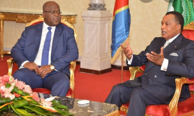 RDC/Relations bilatérales : Tête à tête entre Felix Tshisekedi et Denis Sassou à Oyo