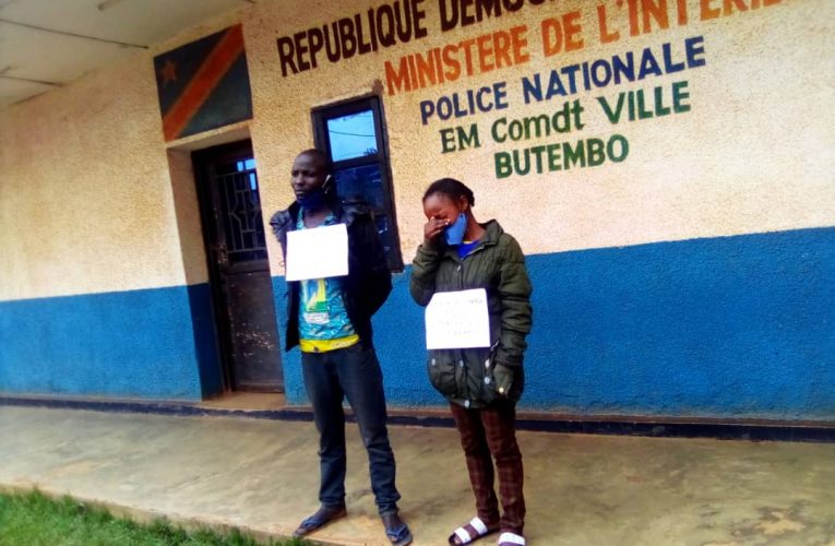 RDC/Nord-Kivu:La Police présente deux présumés kidnappeurs d’une fillette à Butembo