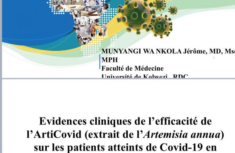 RDC/Traitement du Coronavirus :Le protocole Articovid du chercheur congolais Jérôme Munyangi sélectionné à la deuxième réunion du Comité Consultatif Régional d’experts de L’OMS