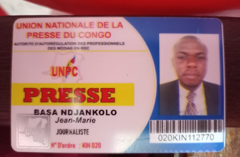 RDC/SONAS:Le calvaire de Jean Marie Basa dénoncé par ses confrères