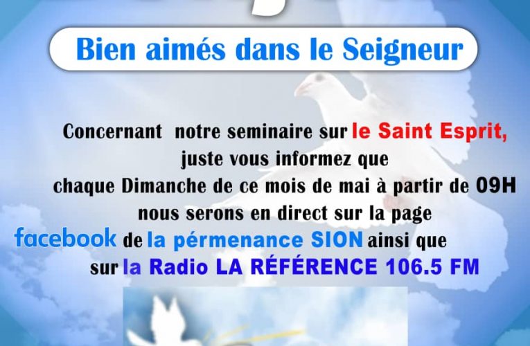 Nord-Kivu/Butembo:la Permanence Sion en plein renforcement des capacités spirituelles des ses filles et fils au tour du Saint-Esprit