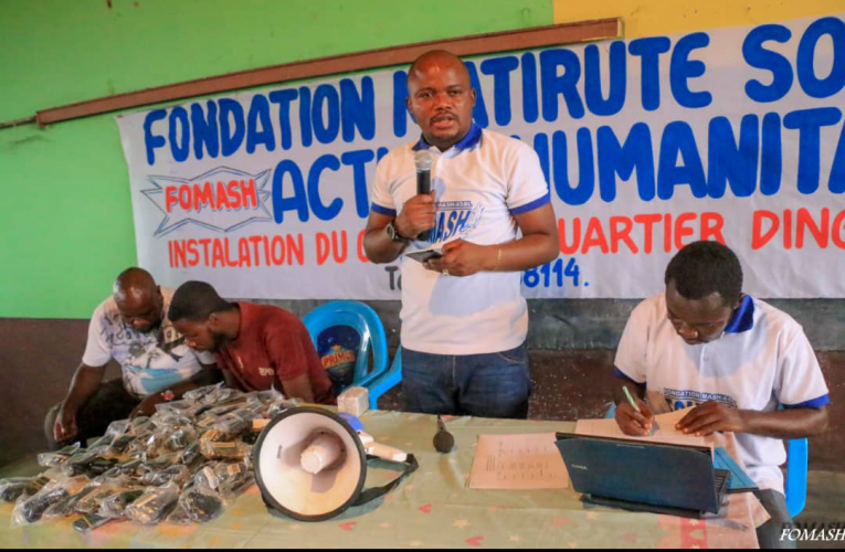 RDC/Kinshasa:l’ASBL FOMASH fait de la lutte contre l’insalubrité son cheval de bataille