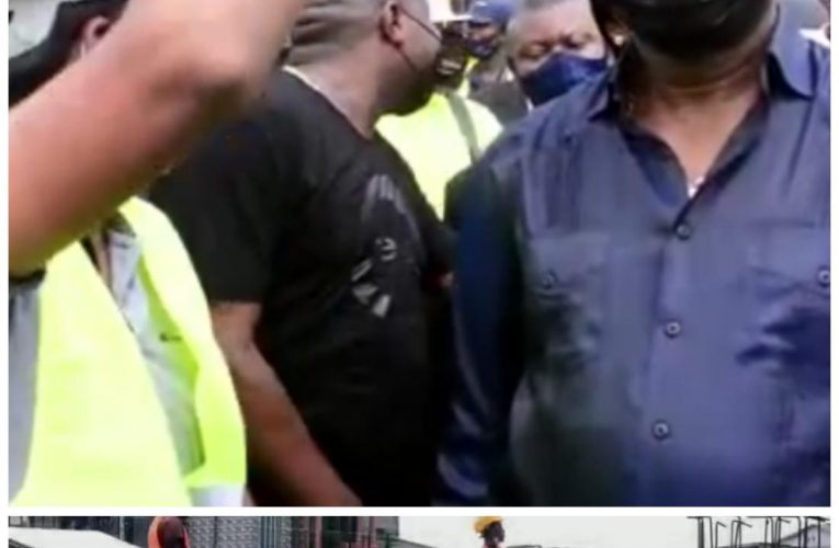 RDC/Le gouverneur Gentiny Ngobila a inspecté les travaux de construction du pont Bongolo(Vidéo)