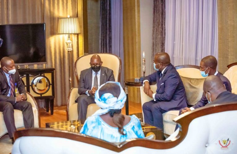 RDC/Primature :Organisation de la 15ème assemblée de l&rsquo;OMOAC à Kinshasa : le Premier Ministre Sama Lukonde a reçu la délégation de l&rsquo;OMAOC conduite par son président, le Ministre des Transports de la RDC *