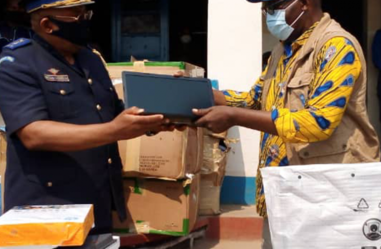 RDC/Kasaï Central :le PNUD dote la Police Nationale Congolaise du département technique et scientifique des kits de bureau