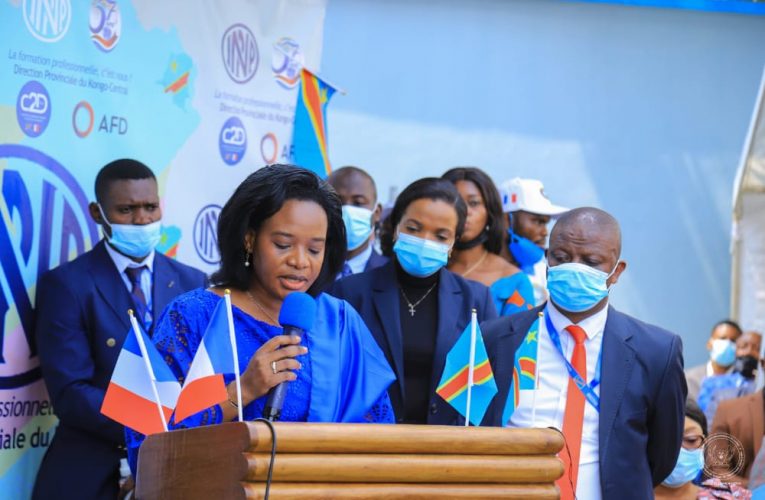 RDC/ETPS: Inauguration d&rsquo;un centre de formation professionnelle ultra moderne de l&rsquo;Inpp à Matadi : Claudine Ndusi matérialise la vision de Fatshi
