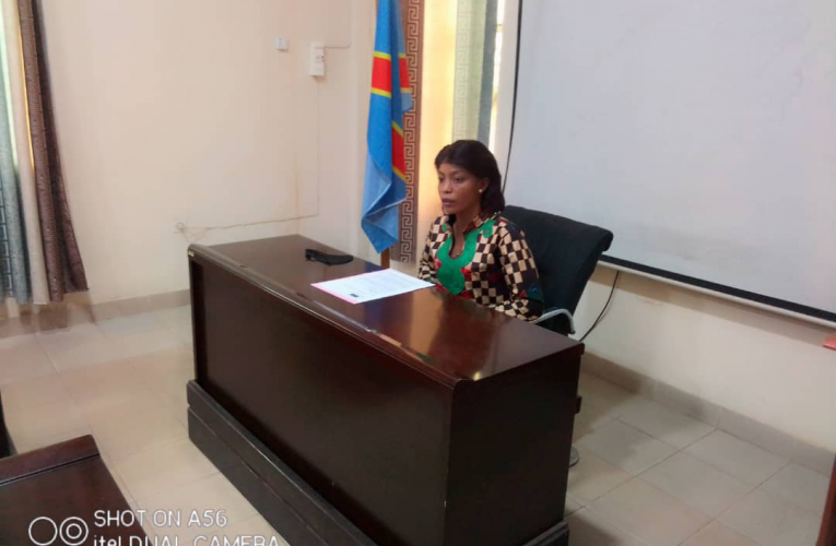RDC/ Kongo-Central : La commissaire générale à l&rsquo;environnement, Ginette Ntangu Matumona, a tenu une réunion avec les prestataires inscrits au PEA/KC
