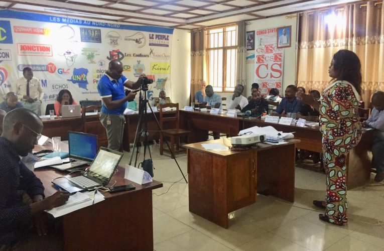 RDC/Nord Kivu/Médias : Une trentaine des journalistes, formés sur leur propre sécurité