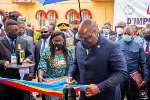 RDC/ Le chef de l’État Félix Tshisekedi a inauguré l’amphithéâtre de l’inspection générale des finances