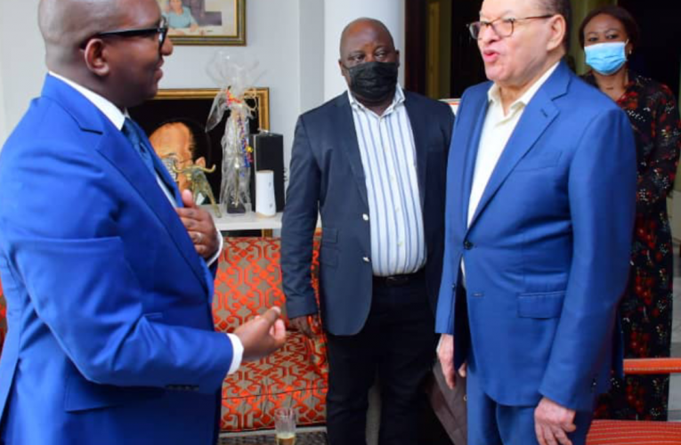 RDC/primature :Le Premier Ministre Jean-Michel Sama Lukonde a rendu une visite de courtoisie à Léon Kengo wa Dondo