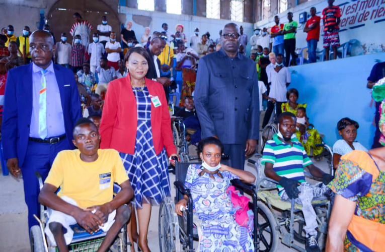 RDC/ Kasaï :Denise Muluka,ministre provinciale des personnes vulnérables fête avec les handicapés la journée mondiale des personnes vivant avec handicap