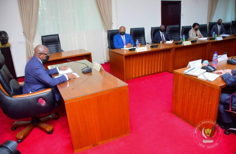 Primature :Une délégation de la Société Allemande GEOSCAN exprime au Premier Ministre Jean-Michel Sama Lukonde son intention d’investir en RDC