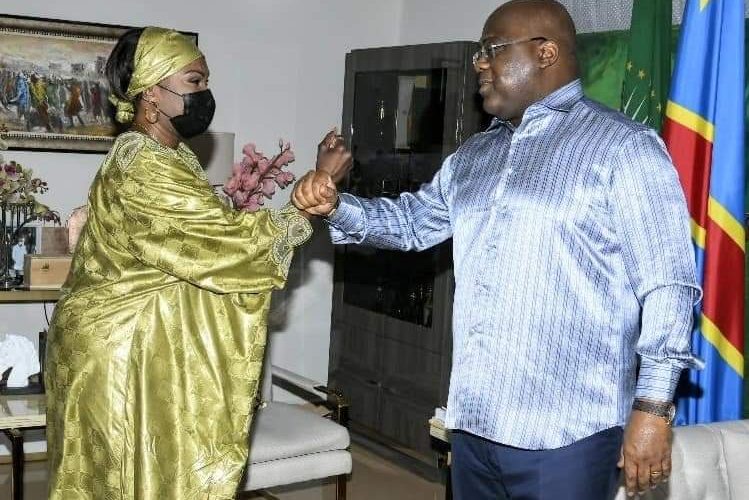 RDC/LE PRÉSIDENT FÉLIX TSHISEKEDI S&rsquo;EST ENTRETENU AVEC Fifi Masuka
