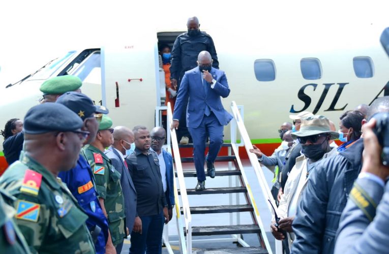 RDC/Primature :Évaluation conjointe de l’état de siège, gouvernement, parlement, FARDC et PNC, le Premier Ministre Jean-Michel Sama est arrivé à Goma