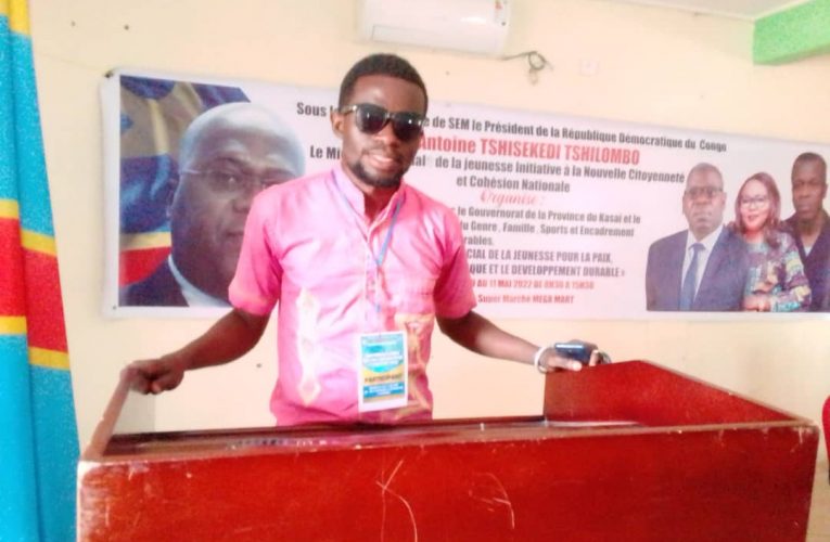 RDC/Kasaï : Célestin Kanku plaide pour l&rsquo;encadrement et l&rsquo;engagement des jeunes au sein de la fonction publique