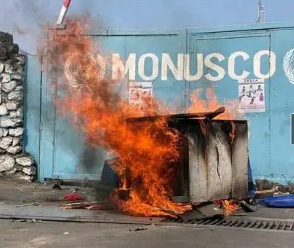 RDC/Nord-Kivu : Les manifestants ont vandalisé les bureaux du quartier général de la MONUSCO à Goma