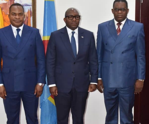 RDC/Primature :Le Premier Ministre Jean-Michel Sama Lukonde a reçu le Président de la Cour constitutionnelle Dieudonné Kamuleta 
