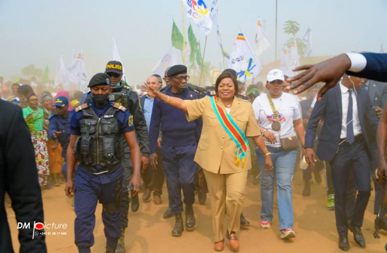 RDC/Maï-Ndombe : la Gouverneure Ritha Bola est arrivée ce weekend à Inongo