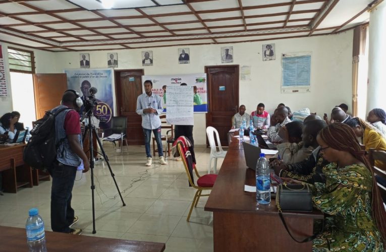 RDC/Nord-Kivu : Des journalistes participent à une séance d’échanges pour lutter contre les discours de haine