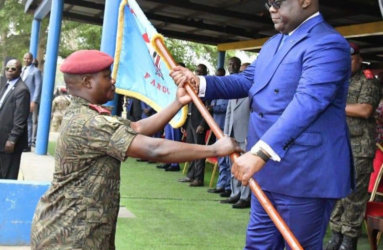 RDC : Le Général Major Ephraim Kabi Kiriza prend le bâton de commandement de la Garde Républicaine
