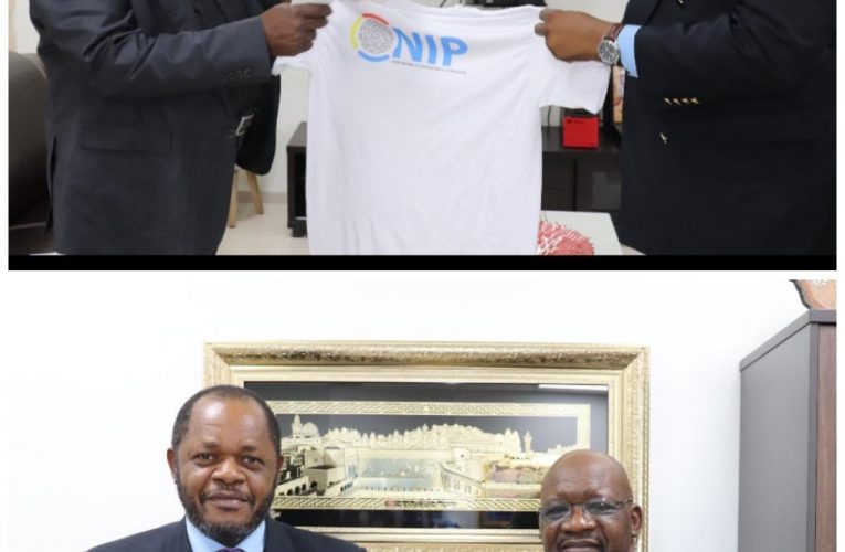 RDC/Richard Ilunga, DG de l’ONIP a rencontré André BOKUNDOA de l’ECC dans le cadre du processus de l’identification des congolais