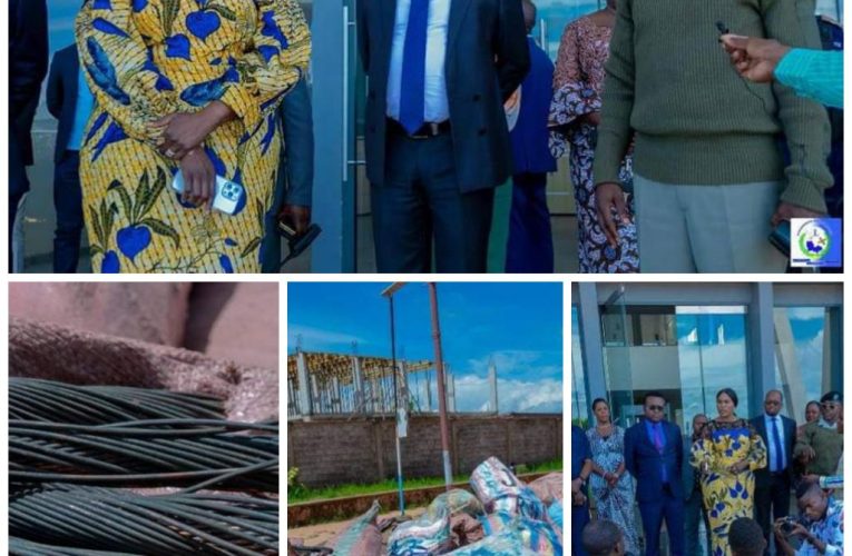 RDC-LUALABA/SÉCURITÉ:SIX PRÉSUMÉS VOLEURS DES CÂBLES ÉLECTRIQUES DE LA SNEL PRÉSENTÉS À LA GOUVERNEURE MASUKA