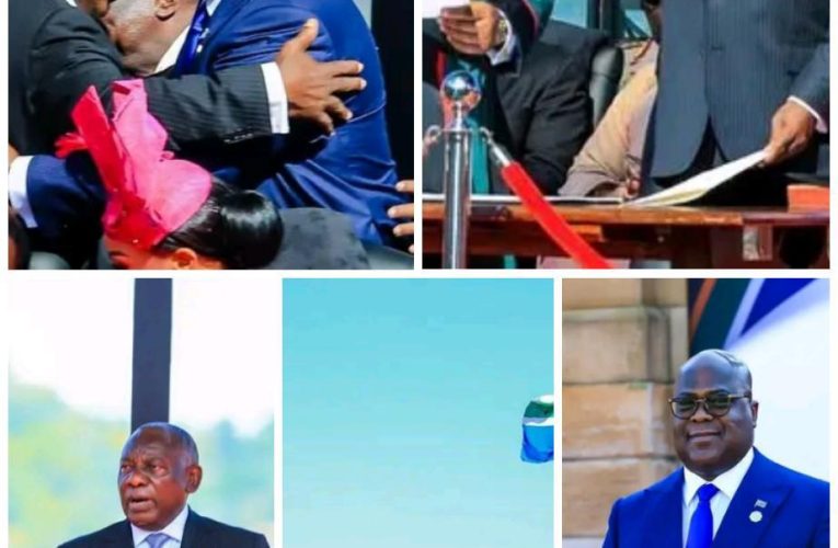 INVESTITURE CYRIL RAMAPHOSA: PRÉSENT À PRETORIA, LE PRÉSIDENT FÉLIX TSHISEKEDI A FÉLICITÉ SON HOMOLOGUE