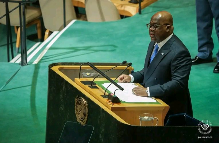 ONU : LE PRÉSIDENT FELIX TSHISEKEDI RÉCLAME DES SANCTIONS CIBLÉES CONTRE LE RWANDA POUR METTRE FIN À LA CRISE SÉCURITAIRE À L’EST DE LA RDC