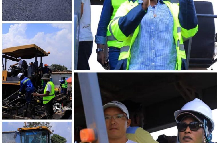 RDC-LUALABA : LA GOUVERNEURE MASUKA CONSACRE SON WEEKEND AU LANCEMENT DES TRAVAUX D&rsquo;ASPHALTE DE L&rsquo;AVENUE TROIS Z (vidéo)