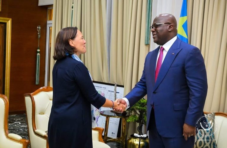 RDC – BELGIQUE : LE PRÉSIDENT FÉLIX TSHISEKEDI A REÇU S.E. Mme ROXANE DE BILDERLING, AMBASSADRICE DE BELGIQUE EN RDC