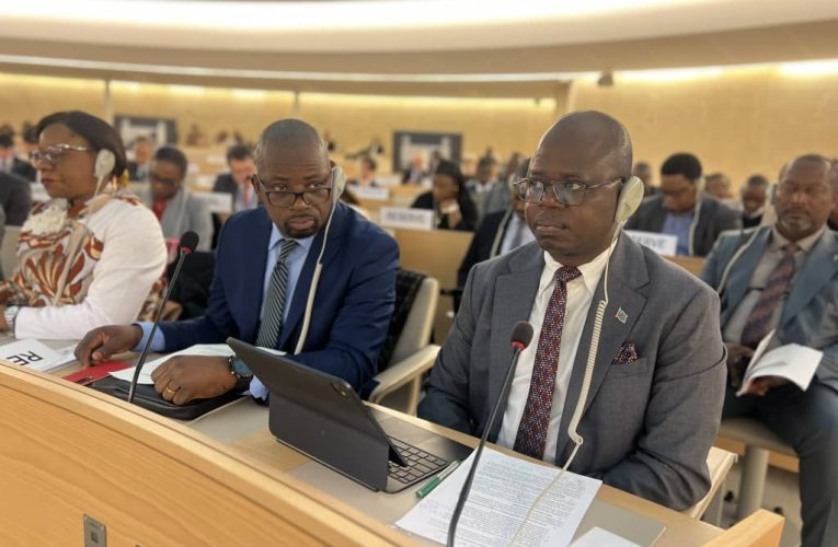 RDC/Genève : Le 1er vice-président de l’Assemblée Nationale, l’ honorable Isaac JC TSHILUMBAYI démontre le progrès que connait la RDC en matiere des droits de l’ homme