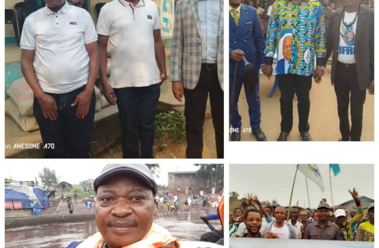 RDC/MWEKA : Le Député national Antoine BUSHABU BOPE en communion avec sa base électorale lors de ses vacances parlementaires(vidéo)