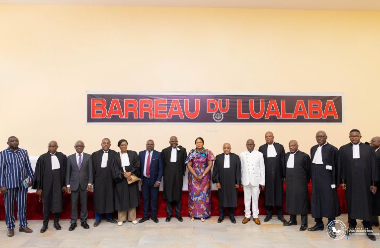 RDC-LUALABA : LA GOUVERNEURE MASUKA INAUGURE LA PLUS GRANDE MAISON DU BARREAU DE L’ESPACE GRAND KATANGA