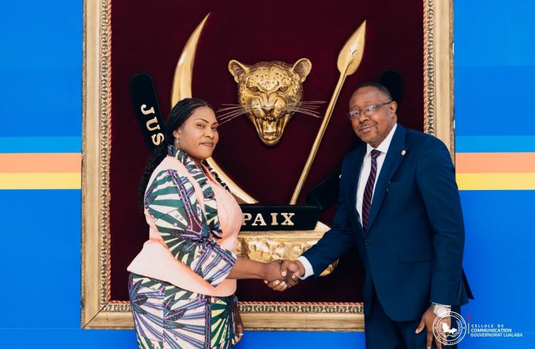 RDC-LUALABA   MANDA LUPULA, NOUVEAU PREMIER PRÉSIDENT DE LA COUR D’APPEL, REÇU PAR LA GOUVERNEURE FIFI MASUKA