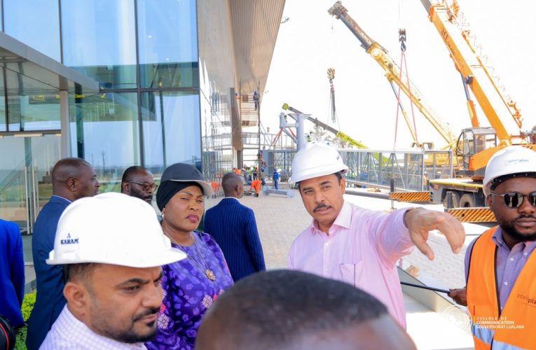 RDC-LUALABA:MASUKA INSPECTE LES TRAVAUX DE L&rsquo;AÉROPORT ET DES OUVRAGES DE DRAINAGE